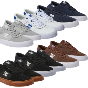 DC Shoes Mens Teknic Leather Lace up Casual Skate Trainers Sneakers - Picture 1 of 31