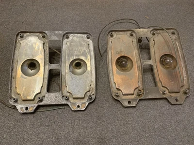 1970 Oldsmobile 442 Cutlass F-85 Coupe Sedan GM OEM Tail Light Housings - Image 1 of 4