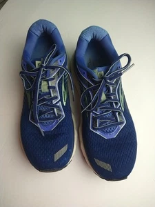 Brooks Woman 9.5 Ghost 12 Blue Green Sneakers Lace Up Low Top - Imagen 1 de 12