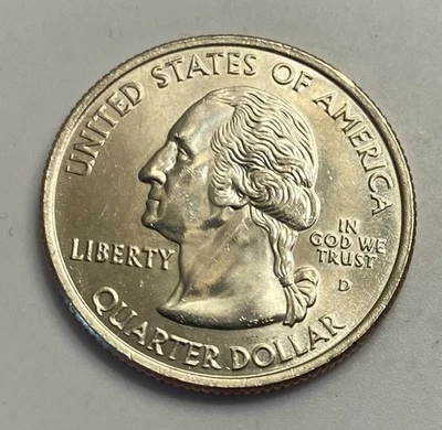 2004 "D" Texas State Quarter**High Grade**Struck Through Error**AU/BU**(Mirrors) - Image 1 of 2
