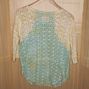 We The Free Damen offen Strick Batik Oversize Pastell Top XS - Bild 1 von 6