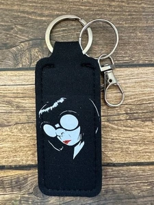 Lip Balm Holder Keychain Black Edna Mode Style Party Favor Birthday RTS - Picture 1 of 1