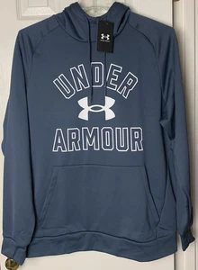 NWT Men's Under Armour XL Extra Large Bluish Gray Sweatshirt Hoodie New - Picture 1 of 9