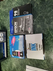 3 New cartridge Epson 98  Artisan 810/835/725/730/837 free ship read ad - Picture 1 of 2