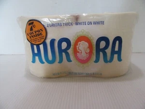 Vintage NOS Aurora 2 Pack 2 Ply Matching Bathroom Tissue-White-With Coupon - Picture 1 of 7