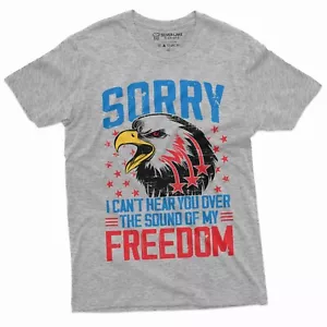 Fourth Of July lustiges Shirt Freedom American USA patriotischer Adler T-Shirt 4. T - Bild 1 von 9