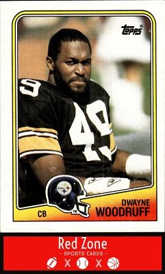 1988 Topps - #174 Dwayne Woodruff NM Set Break. - Image 1 of 2