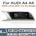 8.8" Android Navigation Car GPS Stereo Radio Wifi Carplay For AUDI A4 S4 A5 MMI