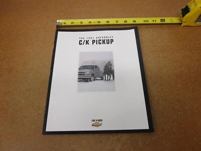 Chevrolet 1997 camioneta pickup C/K 1500 2500 3500 Silverado folleto de ventas 40 páginas Foto 1 de 4