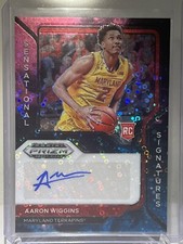 Aaron Wiggins Nebula #d 2/5 SSP 2021 Panini Prizm Draft Picks ROOKIE AUTO
