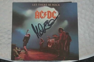 ACDC - Let there be rock CD Album signed/autograph/signiert/Autogramm - Bild 1 von 2