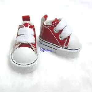 SHP125RED Mimiwoo 1/6 Bjd Doll Blythe PU Leather MICRO Shoes Sneaker RED - Picture 1 of 4