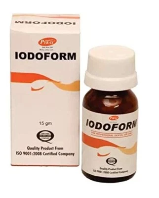 Pyrax IODOFORM powder used as dressing for treatment of extracted sockets 15gm