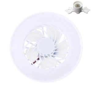 Ceiling Fan with LED Light 5-Blade E27 Modern Lamp with E27 Light Socket Base - Picture 1 of 8