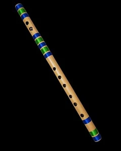 Flöten Spur G natürlich Profi Lerner Anfänger Bambus Bansuri Flöte 19 Zoll - Bild 1 von 3