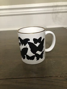 Wondermugs USA Butterflies Coffee Mug Cup Gold Rim Heat Changing - Picture 1 of 5