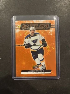 Jordan Kyrou 2023-24 Upper Deck Serie 2 Hockey Dazzlers Naranja ST Louis Blues - Imagen 1 de 2