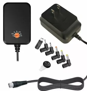 Cargador adaptador de pared universal de fuente de alimentación 18W 3V a 12V con 6 conectores de CC - Imagen 1 de 2