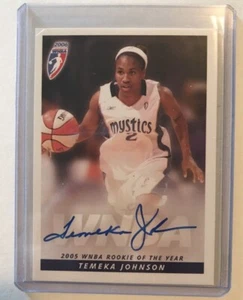 TAMEKA JOHNSON Washington MYSTICS Signed 2006 Rittenhouse WNBA Basketball Card - Picture 1 of 2