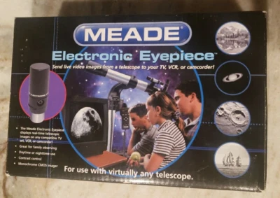 Meade Electronic Eye Piece Refracting Telescope No. 07166 .965 or 1.25 EP NIB - Image 1 of 4