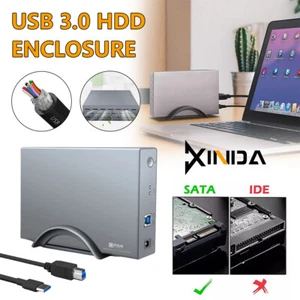 SATAIII Enclosure Case 3.5" Inch aluminium USB 3.0 SSD hard drive External HDD - Picture 1 of 16