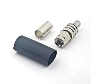 20pcs SMA Male Crimp Solderless with Heat Shrink Tube LMR240 - Bild 1 von 6