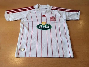 Addias Denmark SHIRT TRIKOT JERSY CAMISETA MAGLIA size L Young - Picture 1 of 4