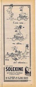 PUBLICITE ADVERTISING 015 1958 SOLEXINE carburant par Barberousse