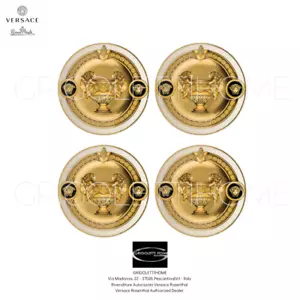 Versace Rosenthal - Prestige Gala - Set 4 Geschirr Teller/Butter CM 10 - IN 4.09 - Bild 1 von 6