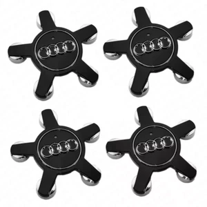 Fit AUDI 4 x 135mm Set Alloy Wheel Center Cap Hub 4F0601165N A4 A5 A6 A7 A8 - Picture 1 of 4