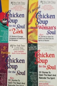 Chicken Soup for the Soul Book Lot 4 reading programming Tub11 - Picture 1 of 9