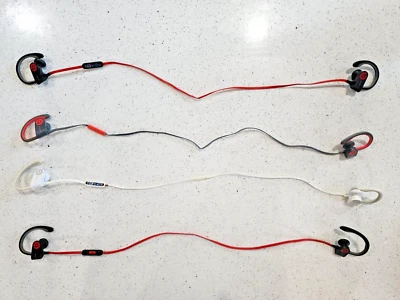 PARA REPUESTOS O REPARACIÓN Lote de (4) Auriculares Inalámbricos Beats by Dr Dre Powerbeats 2 Foto 1 de 4