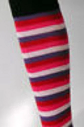 CALCETINES A RAYAS ROSA SOBRE LA RODILLA ALGODÓN CALIDAD HECHOS EN AUSTRALIANO RÁPIDO N PUBLICACIÓN GRATUITA Foto 1 de 1