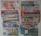 25 verschiedene WELTBANKNOTEN Banknoten alle Welt - aus 25 verschiedenen Ländern