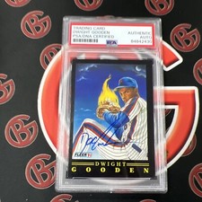 1991 Doc Gooden Fleer Pro Visions #7 Autographed PSA Auto Authentic 