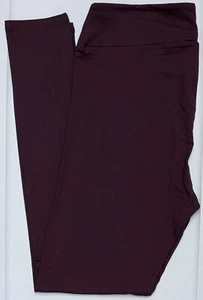 Tall & Curvy LuLaRoe TC Leggings Solid Dark Wine NWT 65 - Imagen 1 de 7