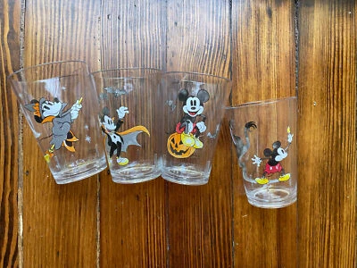 Disney Pottery Barn Mickey Mouse Taza Halloween Disney Navidad Regalo Niños SET 4, Foto 1 de 4