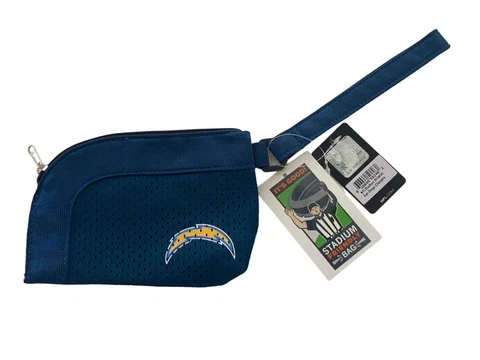 Los Angeles Chargers Blue Stadium Wristlet Pouch Purse Handbag Cover