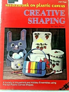 Plaid 7577 CREATIVE SHAPING Kunststoff Leinwand 24pg Booklet 1981 - Bild 1 von 9