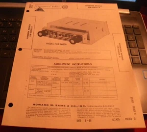 RIVERSIDE UNIVERSAL AM AUTOMOBILE RECEIVER - 2 MODELS (SAMS PHOTOFACT 455-15) - Picture 1 of 1