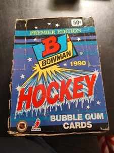 1990 Bowman Hockey Wachsbox - Bild 1 von 2
