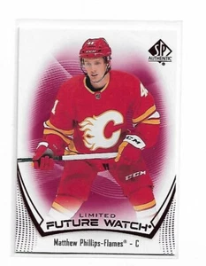 2021-22 SP Limited Future Watch - Matthew Phillips - Calgary Flames #123 - Picture 1 of 1