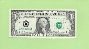 1969B ..UNCIRC 1 $ D 2953 6174 A .... 1969B 1 $ D-A NICE NOTE FRN - Bild 1 von 2