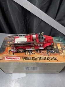 Matchbox Models of Yesteryear Fire Engine Series YFE01 1920 Mack AC Fire Truck - Picture 1 of 5