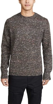 rag & bone 257897 Men's Theon Crew Neck Sweater Grey Size Large - Image 1 of 3