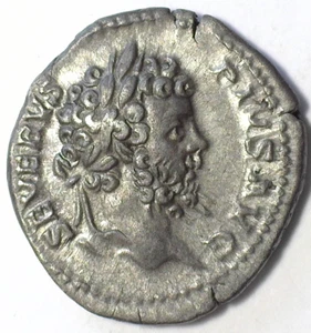 SEPTIMIUS SEVERUS 203 AD SILBER DENAR FORTUNA REDUX ROM VZ SEAR-6279 - Bild 1 von 2