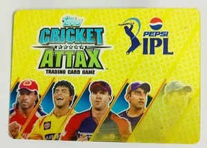 INDIEN RARE PEPSI IPL TOPPS 2013-14 CRICKET ATTAX CARD SPL 1st LENTICULAR CARD - Bild 1 von 4