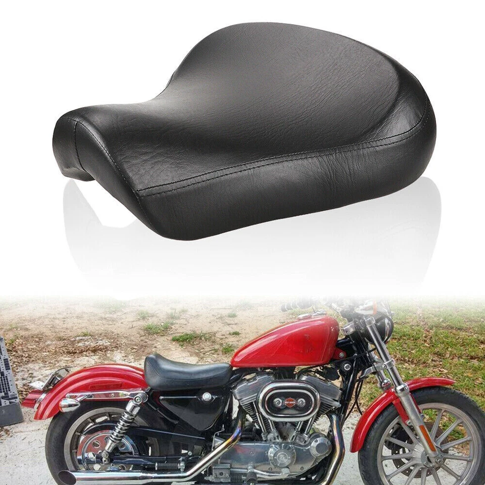 Driver Rider Solo Seat For Harley Sportster XL 883 1200 72 48 Custom 1983-2003 - Изображение 1 из 4