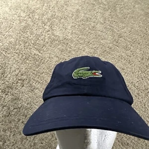 Lacoste Sport Hat Cap Youth Blue Strapback Golf Kids Boys Unisex - Picture 1 of 8