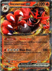 Incineroar ex Double Rare SV05: Temporal Forces 034/162 NM - Picture 1 of 2